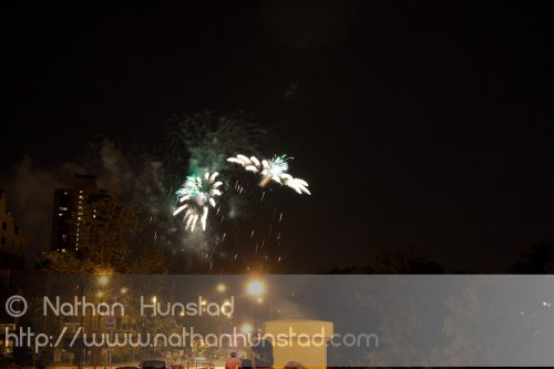 Minneapolis fireworks on 4 July 2010